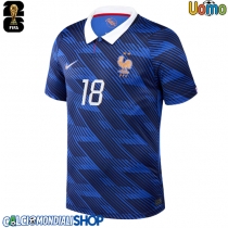 Maglie da calcio Francia Warren Zaire-Emery #18 Prima Maglia Mondiali 2026  Manica Corta